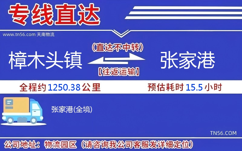 樟木頭鎮(zhèn)到張家港物流公司