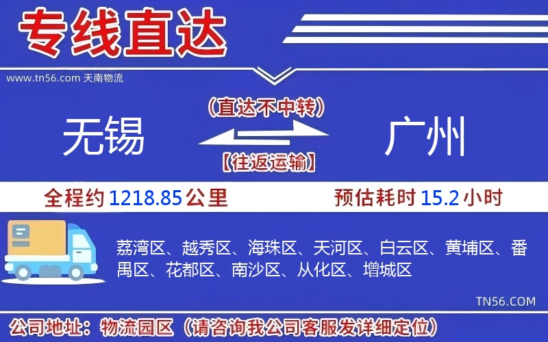 無錫到廣州物流公司 無錫到廣州物流公司